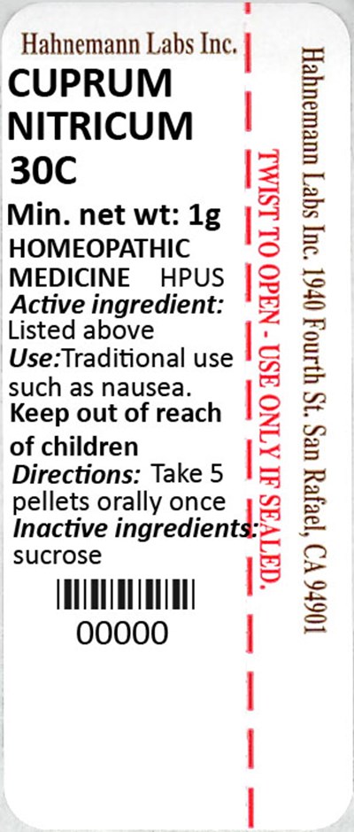 Cuprum Nitricum 30C 1g - Cuprum Nitricum 30C 1g